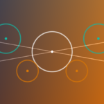 Abstract illustration of an AI research lab, funding signals, and self-learning model loops.