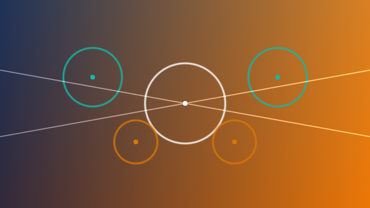 Abstract illustration of an AI research lab, funding signals, and self-learning model loops.