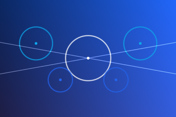 Abstract illustration of AI cloud infrastructure partnerships and contract negotiations.