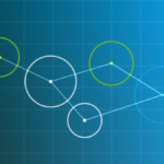 Abstract AIFeed illustration of connected vehicles using conversational AI and cloud-based Gemini assistance.