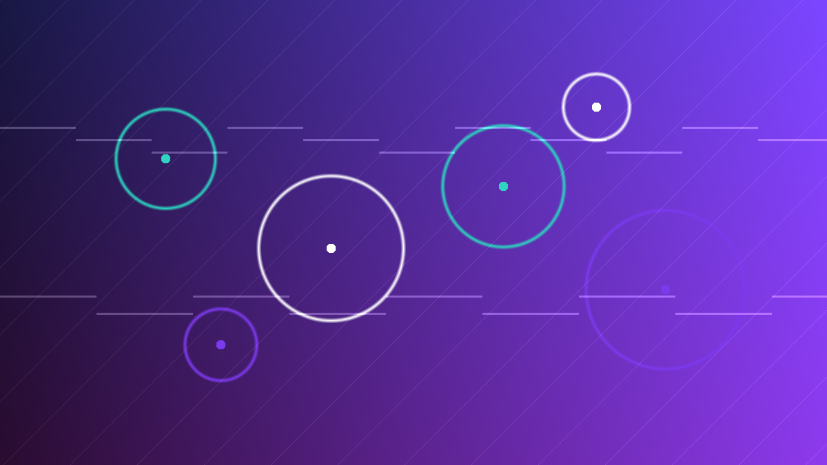 Abstract editorial image of autonomous AI agents moving through web workflows and API infrastructure.