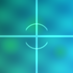 Abstract medical AI illustration with a diagnostic cross, data lines and clinical decision-support interface.
