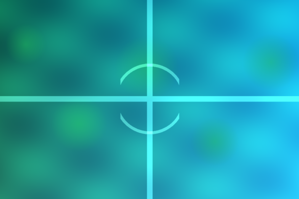 Abstract medical AI illustration with a diagnostic cross, data lines and clinical decision-support interface.