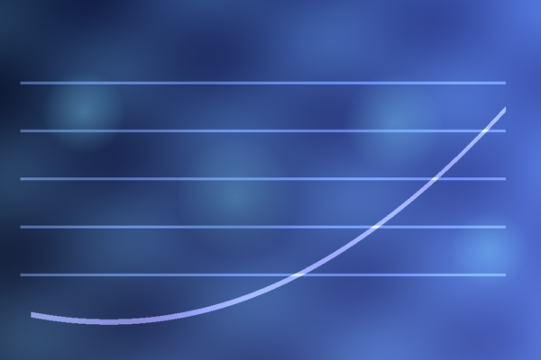 Abstract editorial illustration of Claude compute capacity, data center lanes and a launch arc representing SpaceX infrastructure.