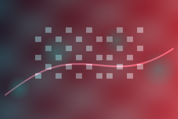 Abstract editorial illustration of open-weight AI models, chip grids, cloud infrastructure and a rising valuation chart.