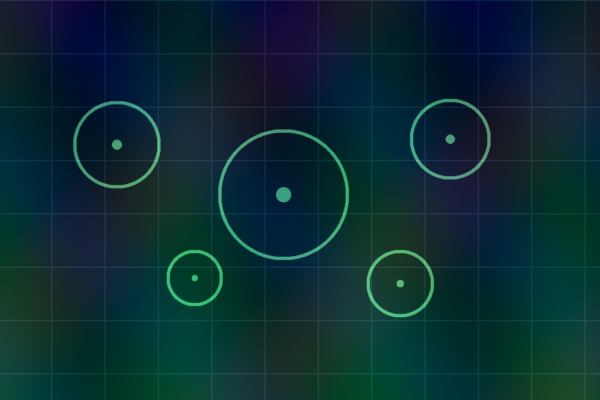 Abstract illustration of a cybersecurity-focused AI model protected by a digital shield