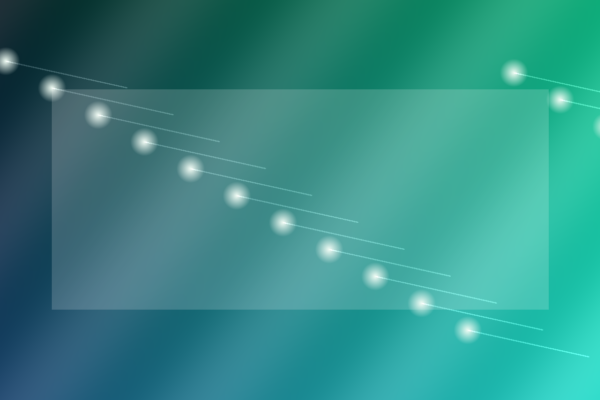 Abstract editorial illustration of OpenAI IPO reports with stock-market screens and AI network signals.