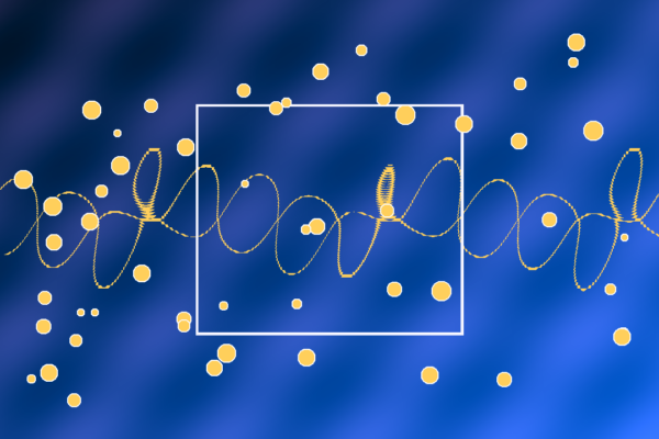 Abstract original illustration of multilingual voice AI on a smartphone for Indian users